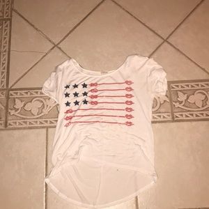 White American flag shirt